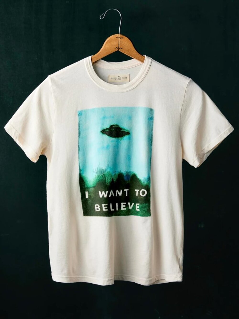 imogene & willie - the "believe" tee size M